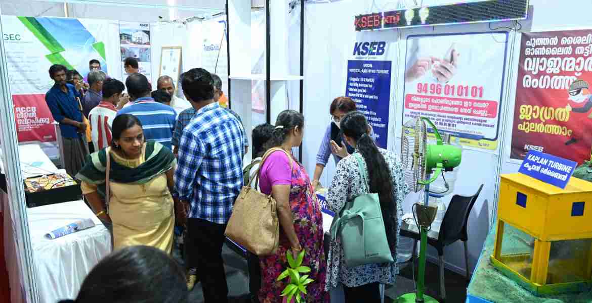 ഫോട്ടോ-എന്റെ കേരളം പ്രദര്‍ശന വിപണനമേളയിലെ കെ.എസ്.ഇ.ബി സ്റ്റാള്‍.