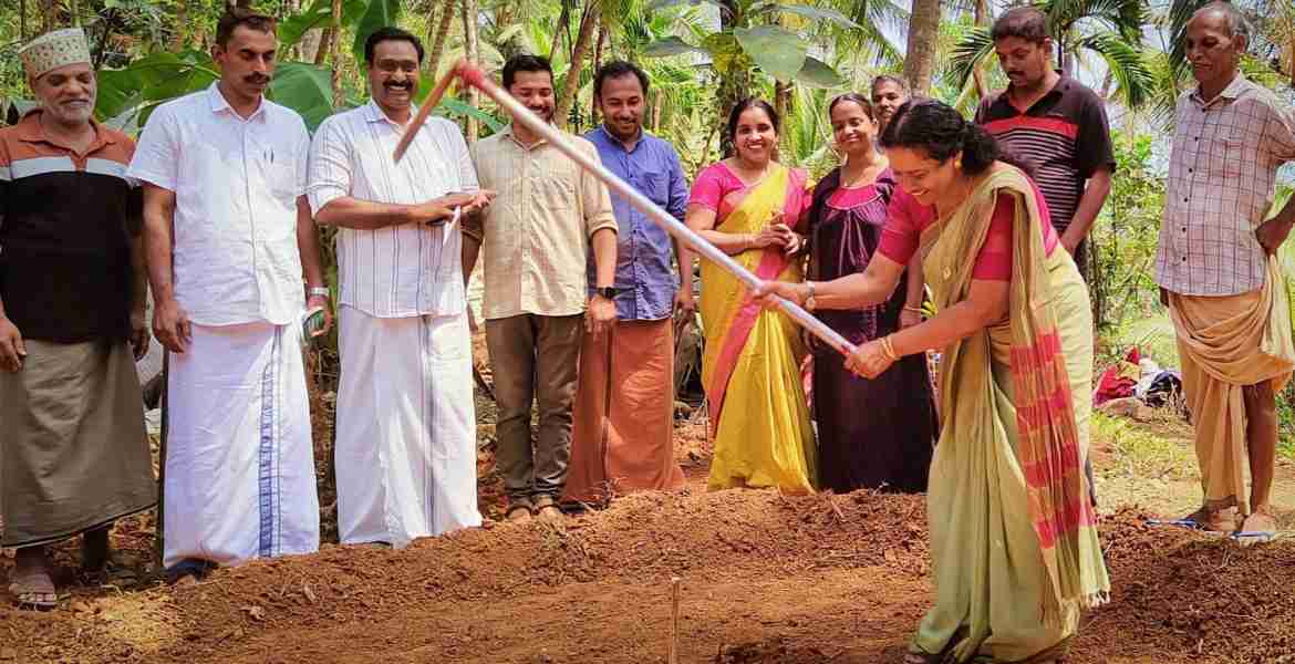 ജലസേചന കിണർ നിർമ്മാണം തുടങ്ങി