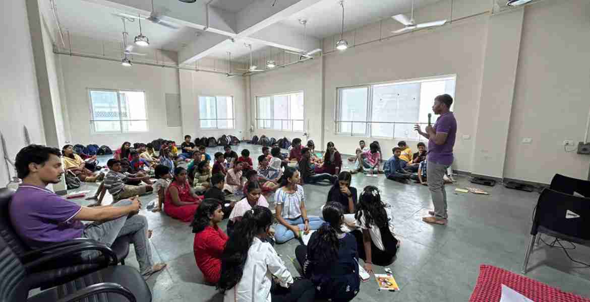 അസാപ്പും ഡ്രീംകിറ്റും സംയുക്തമായി അസാപ് കമ്യൂണിറ്റി സ്‌കിൽ പാർക്കിൽ കുട്ടികൾക്കായി സംഘടിപ്പിച്ച ക്രിയേറ്റേഴ്‌സ് സയൻസ് ക്യാമ്പ്.