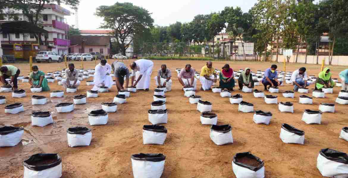  പാവപ്പെട്ട വിദ്യാർത്ഥികളെ സഹായിക്കുന്നതിനായി മതിലകം സെന്റ് ജോസഫ് ഹൈസ്‌കൂളിൽ ആരംഭിച്ച ഹരിതാർദ്രം പദ്ധതിയുടെ ഉദ്ഘാടനം ഇ ടി ടൈസൺ മാസ്റ്റർ എംഎൽഎ സ്‌കൂൾ അങ്കണത്തിൽ തൈ നട്ട് നിർവ്വഹിക്കുന്നു