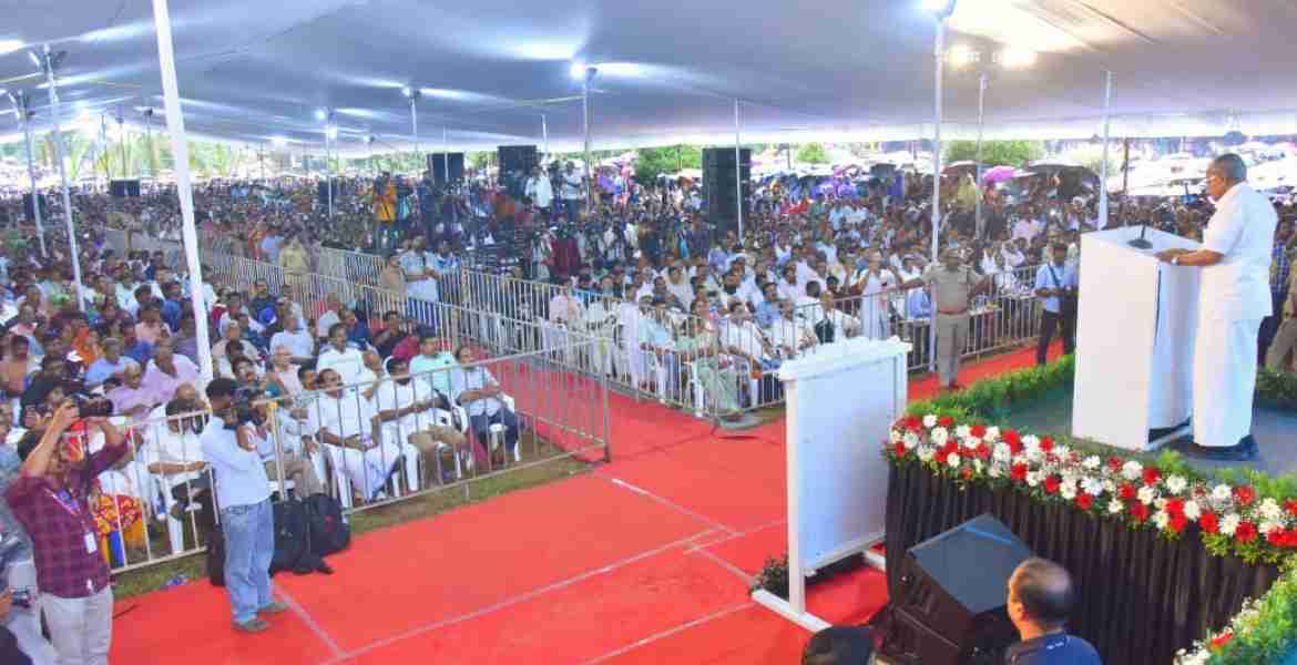 അനക്കാംപൊയിൽ- കള്ളാടി-മേപ്പാടി തുരങ്കപാതയുടെ പ്രവൃത്തി ഉദ്ഘാടനം മുഖ്യമന്ത്രി പിണറായി വിജയൻ നിർവ്വഹിക്കുന്നു