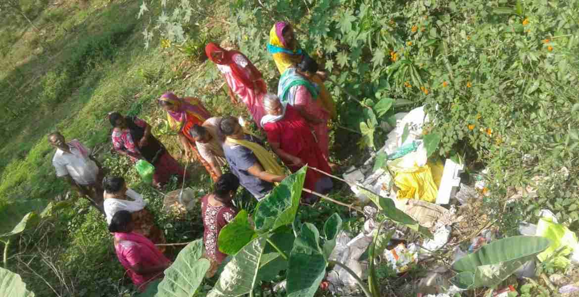 14ാം വാര്‍ഡ് കിഴക്കേകവലയില്‍ നടത്തിയ ശുചാകരണ പ്രവര്‍ത്തനങ്ങള്‍
