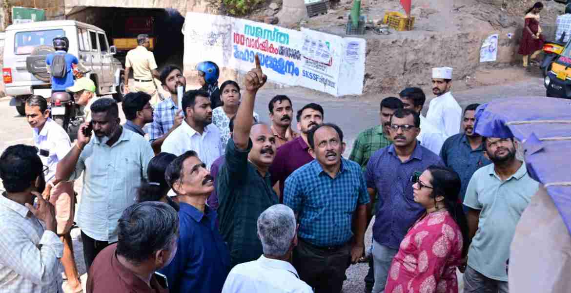 പാപ്പിനിശ്ശേരി മേൽപ്പാലം : പൊതുമരാമത്ത് ചീഫ് എഞ്ചിനീയർ പരിശോധനടത്തി 