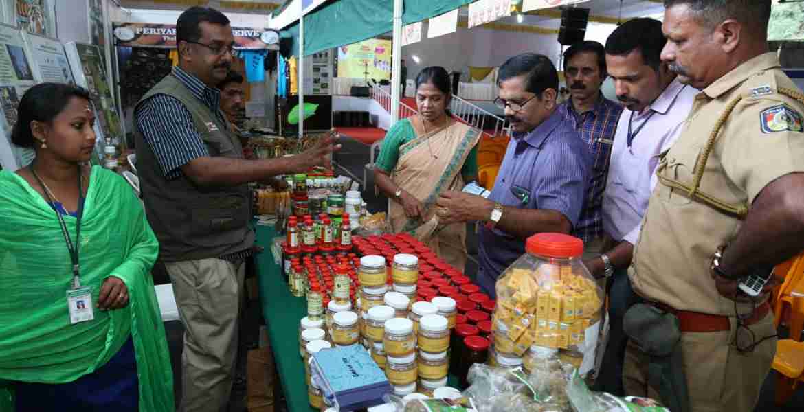 വനം വന്യജീവി വകുപ്പിന്റെ സ്റ്റാള്