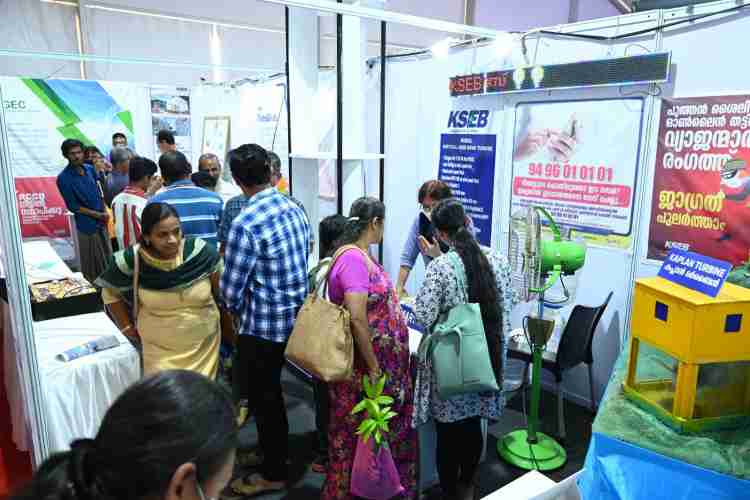 ഫോട്ടോ-എന്റെ കേരളം പ്രദര്‍ശന വിപണനമേളയിലെ കെ.എസ്.ഇ.ബി സ്റ്റാള്‍.