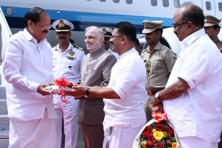Vice President Venkaiah Naidu in Kochi