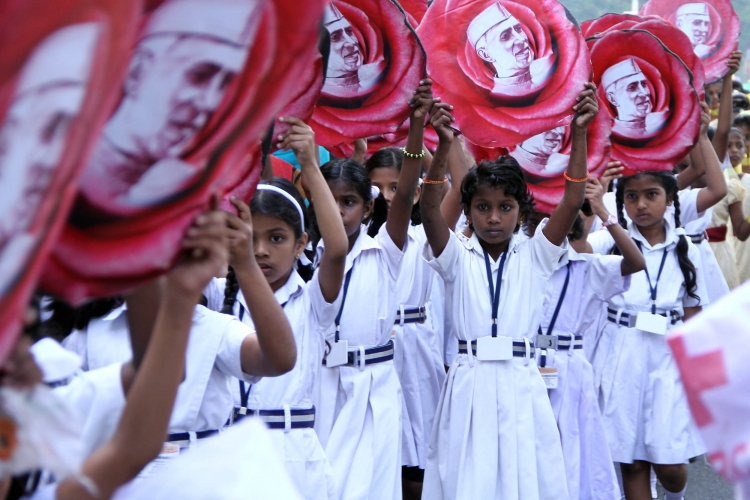 Childrens day rally Ernakulam