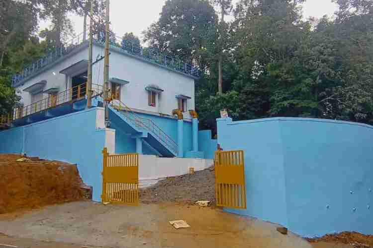 നിലയ്ക്കലില്‍ പൂര്‍ത്തിയായ ആറ് ലക്ഷം ലിറ്റര്‍ സംഭരണശേഷിയുള്ള സമ്പ് കം ബൂസ്റ്റര്‍ പമ്പ് ഹൗസുകള്‍
