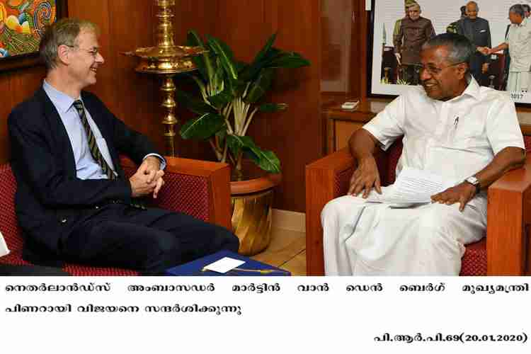 Netherland Ambassador visits Chief Minister Pinarayi Vijayan